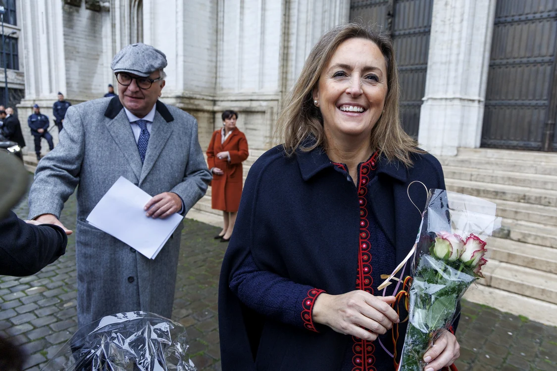 Prințul Laurent și Prințesa Claire la Ziua Regelui Belgiei, 2025   Casa Regală belgiană jpg