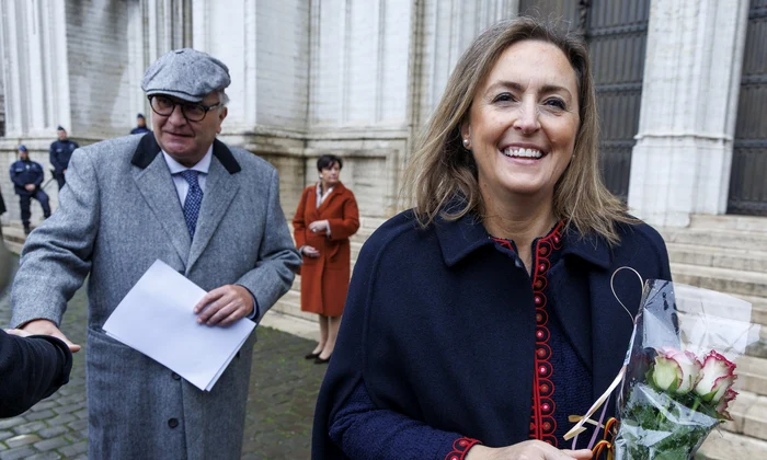 Prințul Laurent și Prințesa Claire la Ziua Regelui Belgiei, 2025 Casa Regală belgiană jpg
