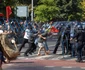 Ciocniri violente între forțele de ordine, fermieri și reprezentanți ai mișcărilor suveraniste, în București. FOTO Inquam Photos / George Călin