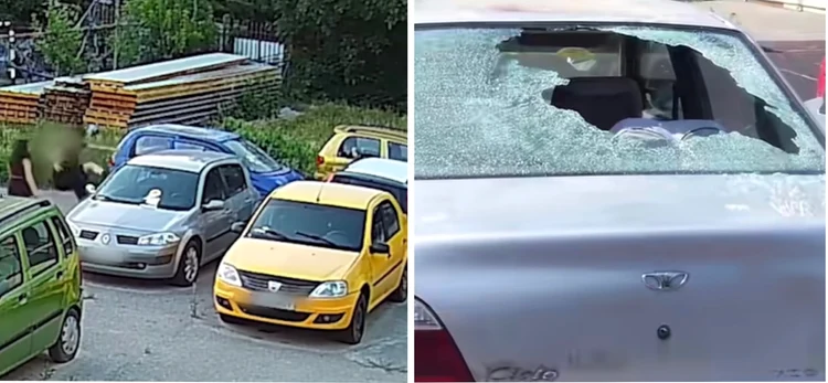 Polițiștii i-au identificat pe cei doi minori la trei săptămâni după incident/ sursa Tiktok