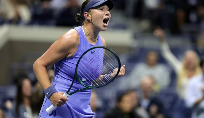 Amanda Anisimova, în finala de la US Open (FOTO: EPA)
