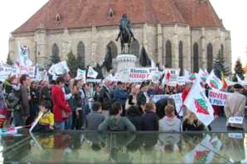 protest rosia montana cluj