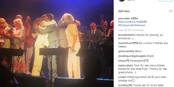 reuniune abba foto instagram