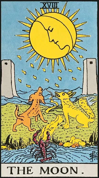 Cartea de tarot Luna jpg