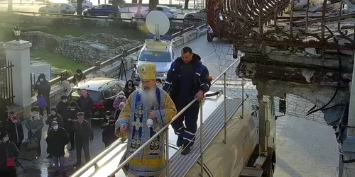 IPS Teodosie pe cisterna boboteaza 2022 captura video