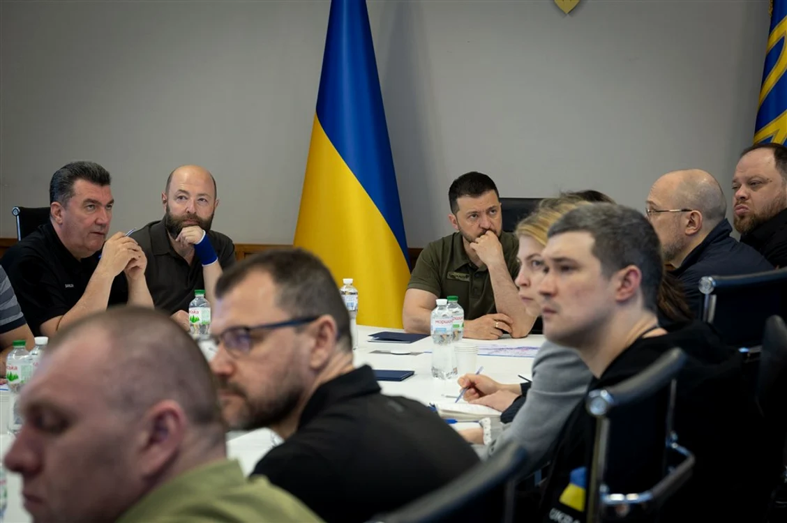 Reuniune a Consiliului de Securitate și Apărare al Ucrainei FOTO EPA-EFE
