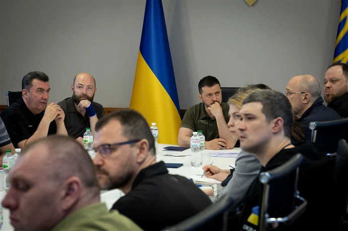 Reuniune a Consiliului de Securitate și Apărare al Ucrainei FOTO EPA-EFE