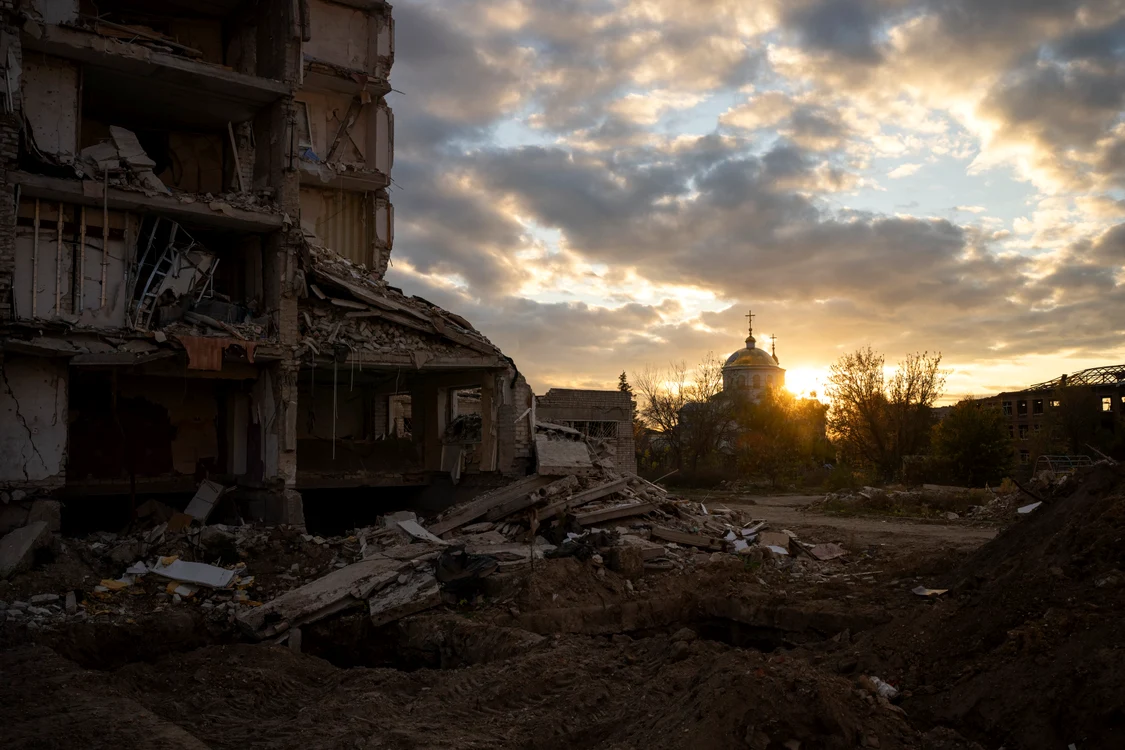 Clădire distrusă în timpul bombardamentelor rusești din ultimele luni. FOTO arhivă Profimedia