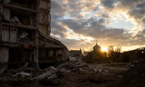 Cladire distrusa in Izium Ucraina FOTO Profimedia jpg