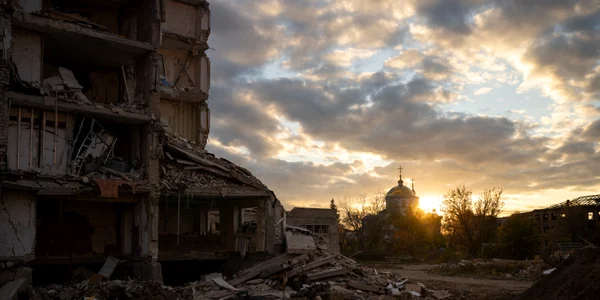 Cladire distrusa in Izium Ucraina FOTO Profimedia jpg