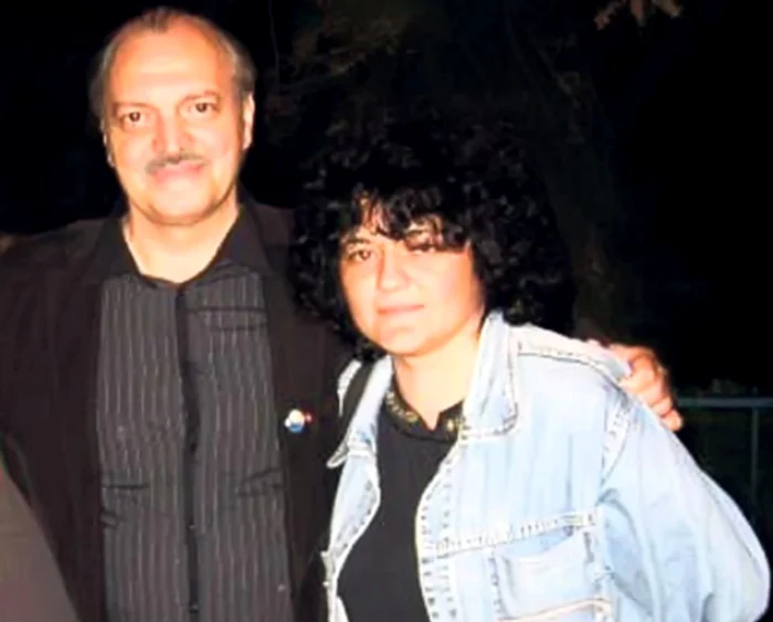 Victor Socaciu, alături de ultima lui soție, Brândușa Simion Foto: Arhivă