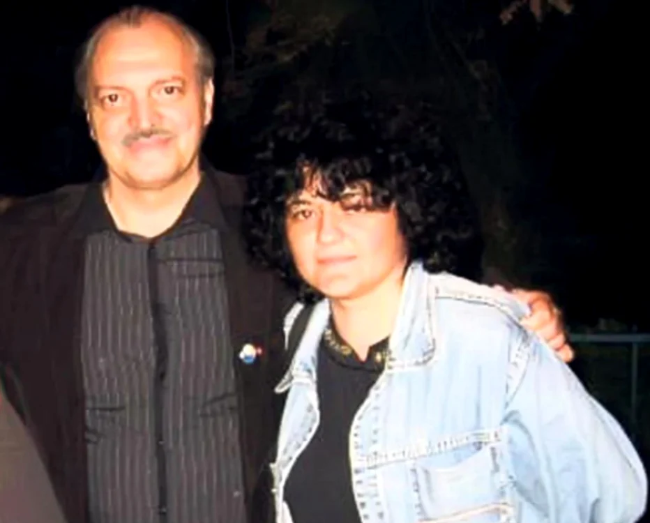 Victor Socaciu, alături de ultima lui soție, Brândușa Simion Foto: Arhivă
