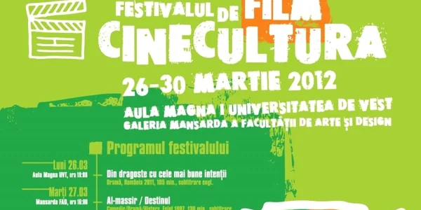 Afişul Festivalului Cinecultura