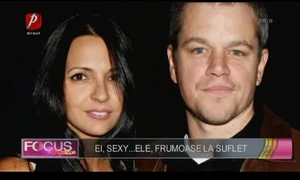 Matt Damon şi soţia acestuia, Lucciana Barosso jpeg