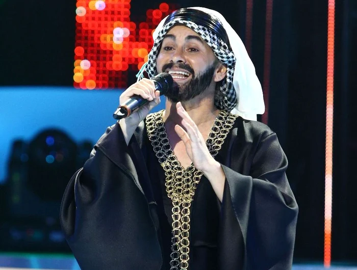 
    Aceasta este cea mai spectaculoasă deghizare de la ”Te cunosc de undeva”foto: Antena 1  