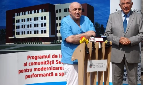 Primarul Andrei Chiliman şi directorul Spitalului "Grigore Alexandrescu", Dan Mircea Enescu jpeg