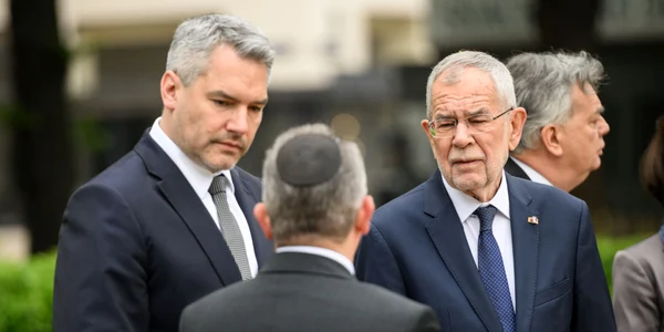 Karl Nehammer si Alexander Van der Bellen FOTO EPA EFE jpg