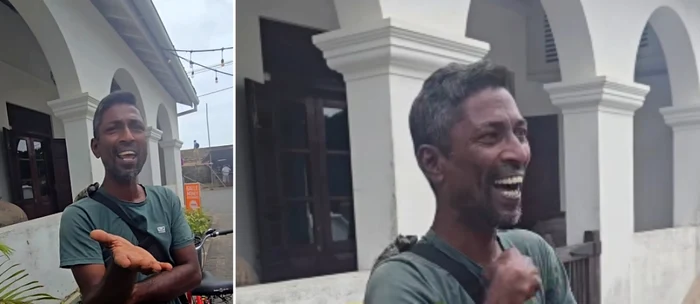 Srilankezul care a învățat singur limba română / Foto: captură video Facebook