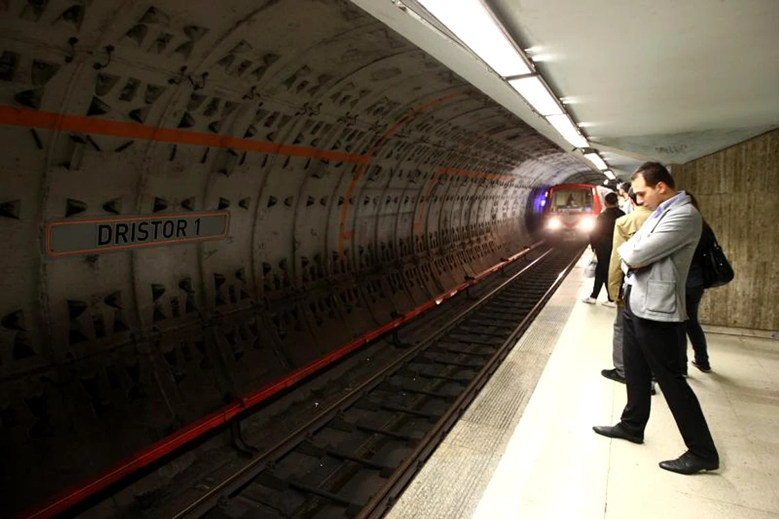 În staţia Dristor 1 s-a petrecut tragedia Foto: Click