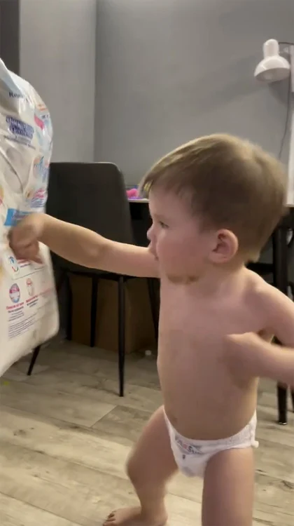 Demyan Igeshev e interesat de box de când avea 11 luni (Foto: Profimedia)