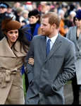 Meghan și Harry la Sandringham în 2017, Profimedia jpg