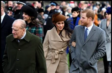 Meghan și Harry la Sandringham în 2017, Profimedia jpg