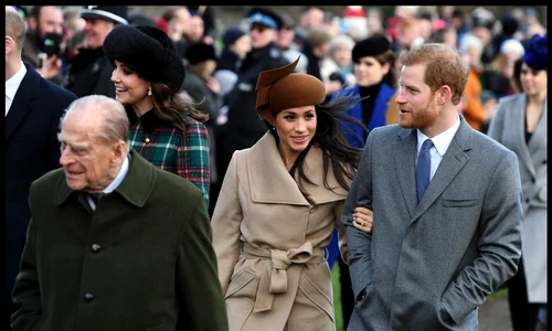 Meghan și Harry la Sandringham în 2017, Profimedia jpg