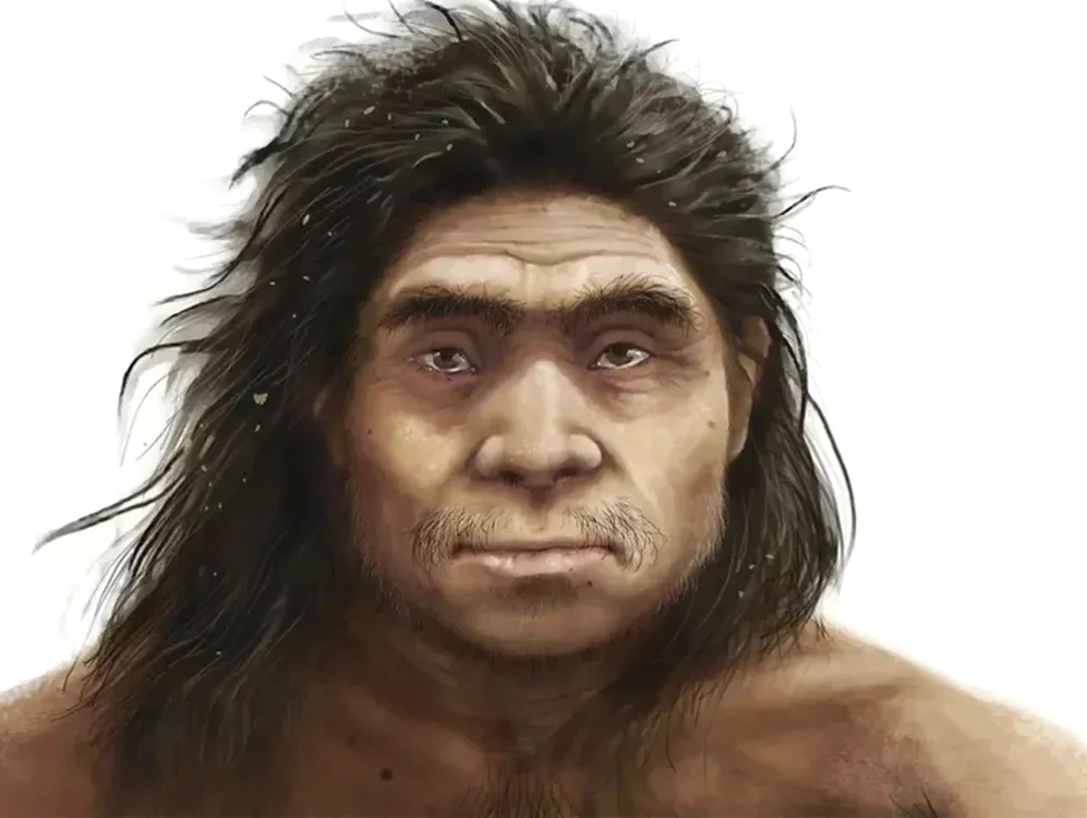 Reconstituirea artistică a aspectului unui denisovan 