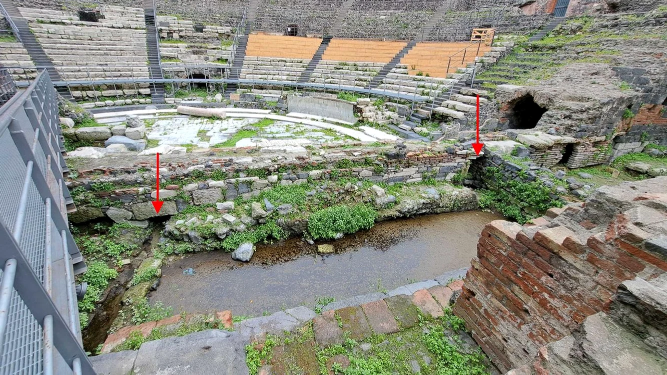 Canale de drenaj (© Università di Catania)
