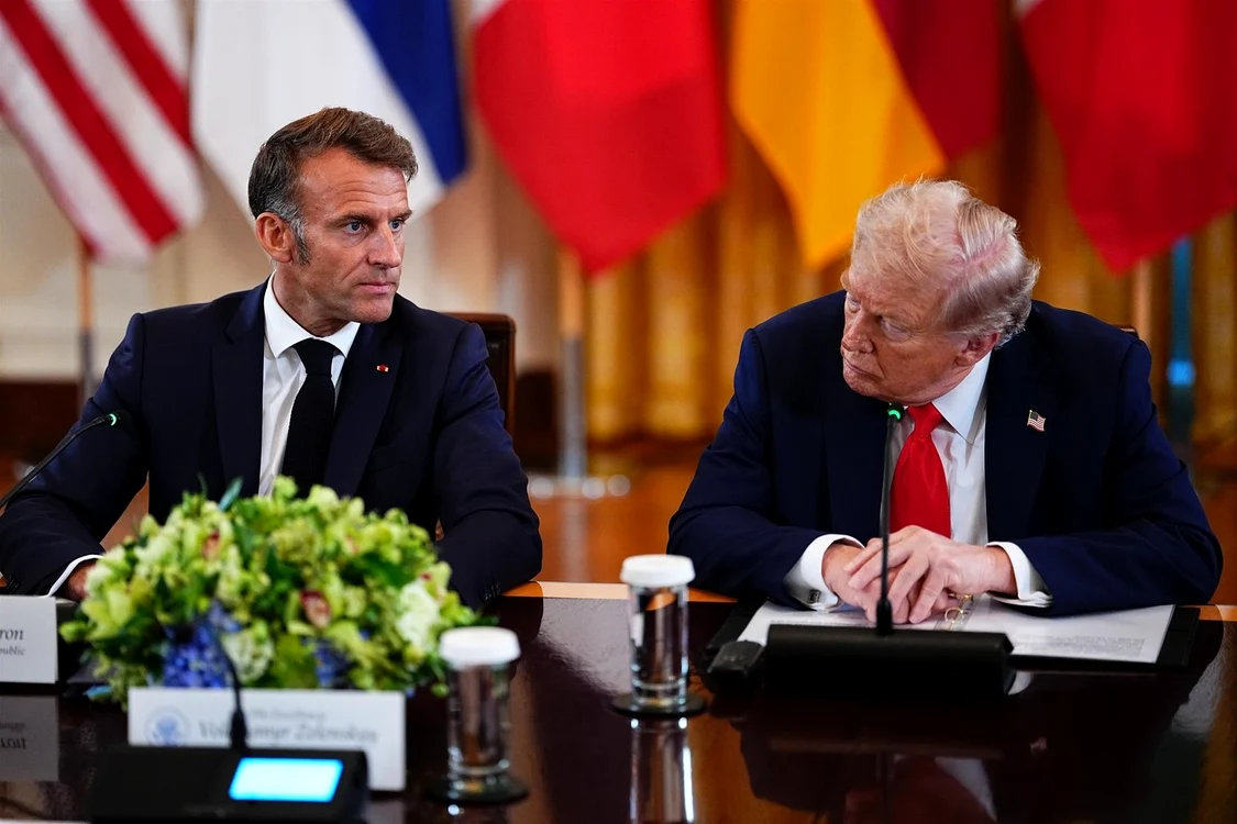 Emmanuel Macron si Donald Trump FOTO Profimedia 
