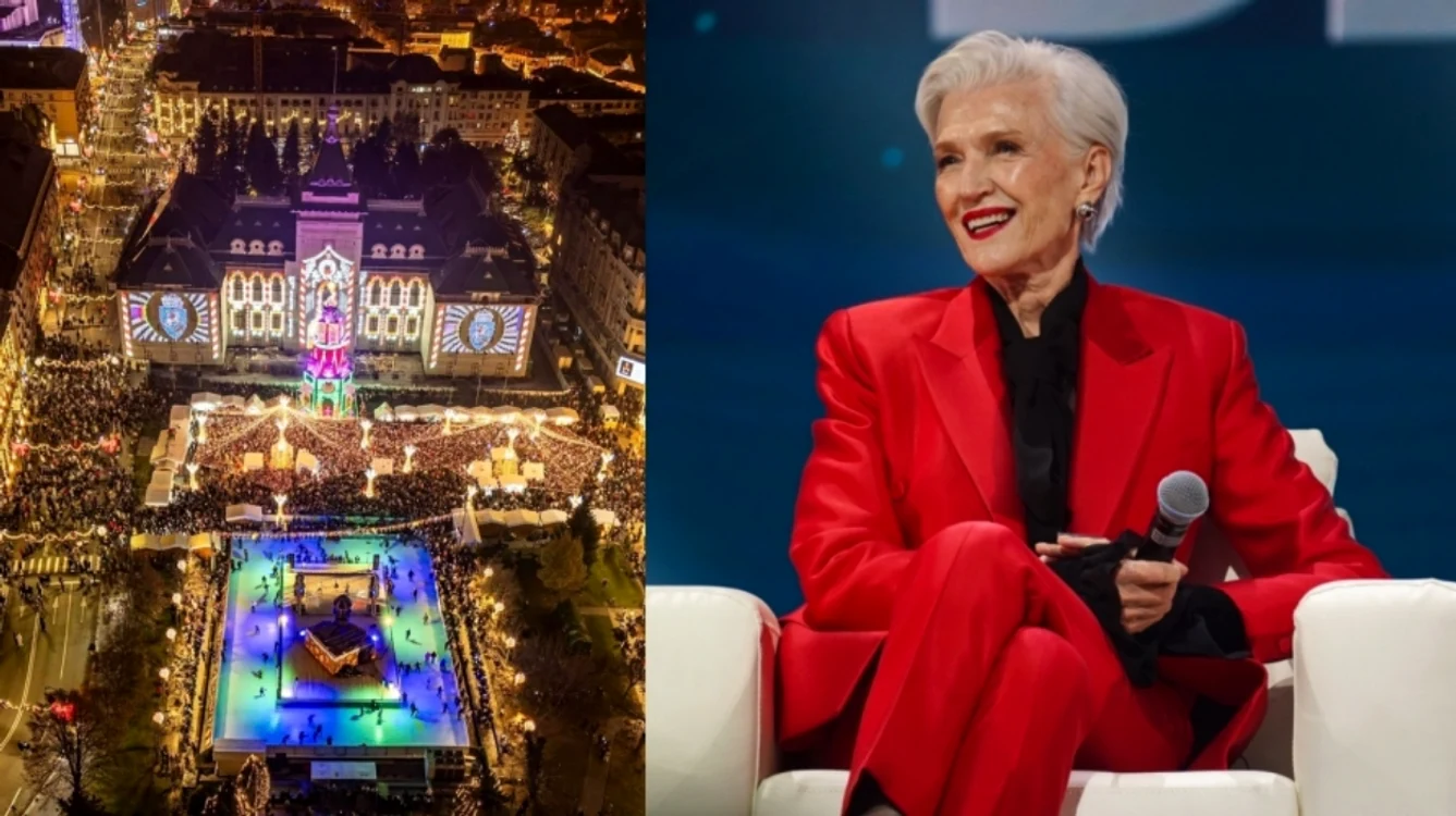 Târgul de Crăciun din Craiova, Maye Musk / Foto: Facebook, Shutterstock