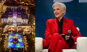 Maye Musk, Targul de Craciun, Craiova, foto Facebook, Shutterstock jpg