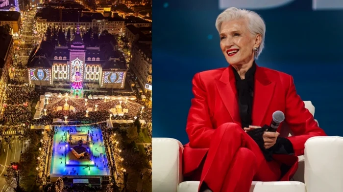 Târgul de Crăciun din Craiova, Maye Musk / Foto: Facebook, Shutterstock
