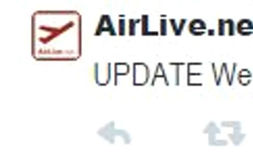 Mesajul publicat de AirLive net confirmă aterizarea în siguranţă a aparatului jpeg