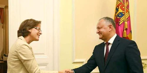 Igor Dodon si Julia Monar foto presedinte.md