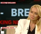 Daciana Sârbu povestind la „Sinteza Zilei” cu Mihai Gâdea, la Antena 3, despre situația fiicei sale, Irina Ponta. FOTO: captură de ecran