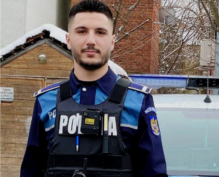 Adrian Surcel polițistul din Sibiu amenințat cu moartea pe TikTok Sursă Poliția Sibiu jpg