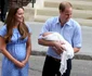 Prinţul William şi ducesa Catherine cu printul George FOTO Guliver/Getty Images