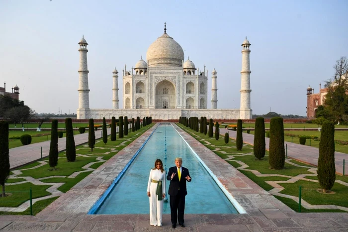 Vizita preşedintelui amrican Donald Trump în India FOTO AFP / Mandel Ngan