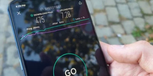 Rezultat test Digi 5G FOTO Adrian Pogîngeanu