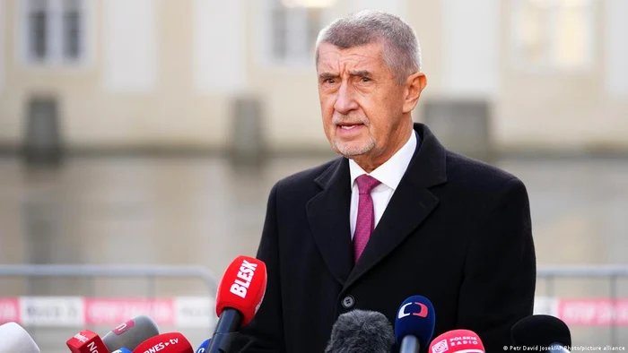 Premierul ceh Andrej Babis după învestirea în funcţie pe 9.12.2025 la Praga