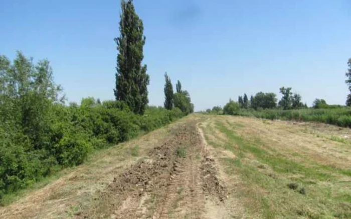 Lucrările la pista de biciclete au fost demarate la Sânmihaiul Român FOTO: Ştefan Both