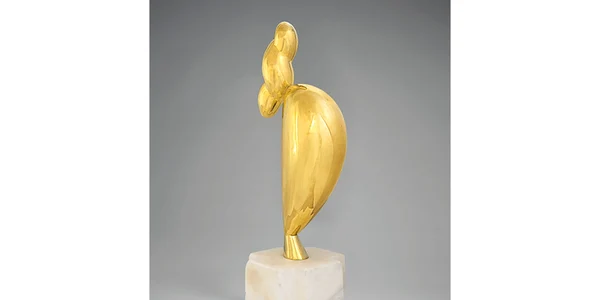 La jeune fille sophistiquee_ Brâncuşi_foto_artdaily.com 