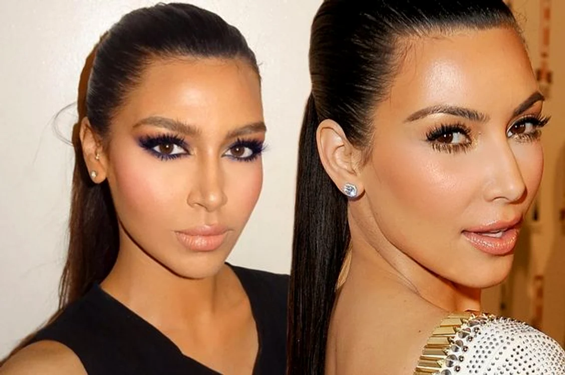 
    Chiar și nemachiată, Sonia Ali seamănă foarte bine cu Kim KardashianFoto: Instagram  