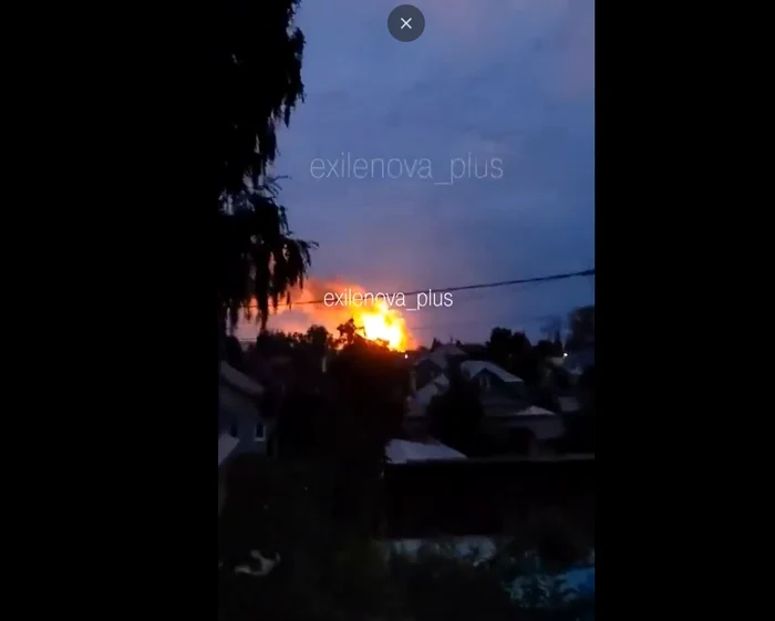 Explozii puternice în Samara, Rusia. FOTO: X/ Exilenova+