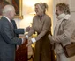 Rod Stewart și Penny Lancaster cu Regele Charles la Dumfries House, Scoția. FOTO: Profimedia