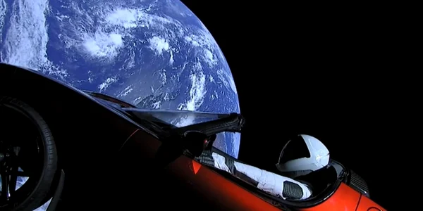 tesla starman spacex