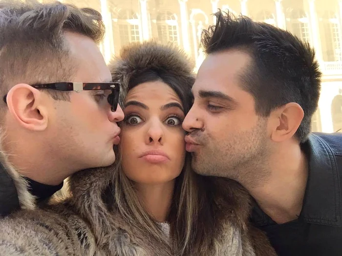 Mellina, alături de Sorin Brotnei și Mihai Gruiafoto: arhiva personală