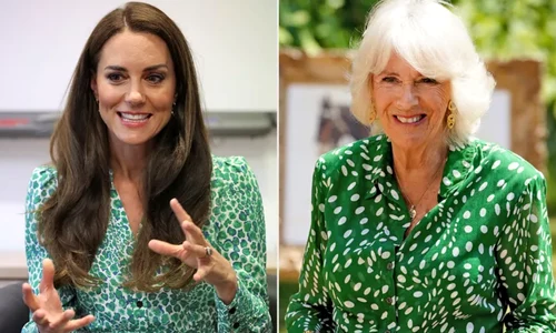 Kate și Camilla în verde, Getty PNG