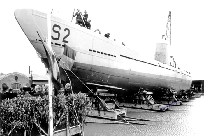 Submarinul Marsuinul a fost construit la Galați FOTO: Wikipedia